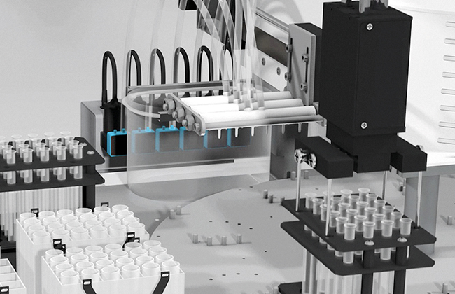 Detailed view of chemagic Prime instrument